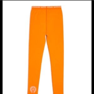 Chrome Hearts Kids Vivid Orange Leggings
